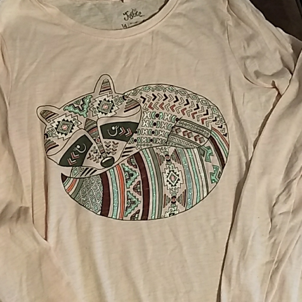 Justice long sleeve t-shirt